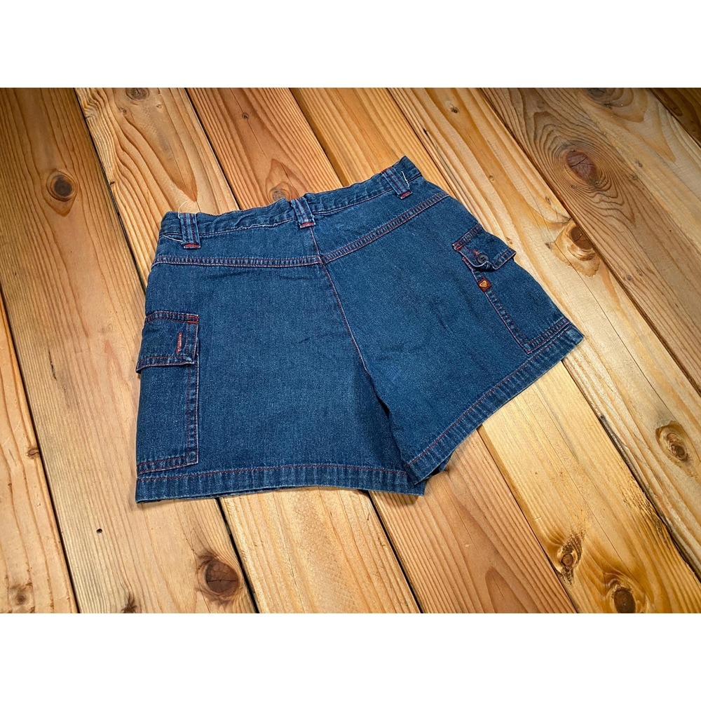 Vintage 90s/Y2k Roxy Nylon Blend Utility Cargo Shorts - W28xL13.5 - Picture 2 of 9